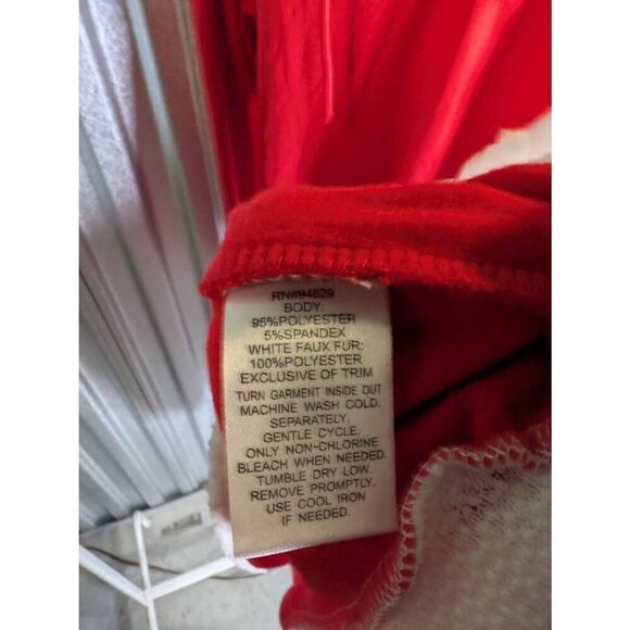 NWT With Love, Derek Cozy Santa, Red/White, Women's 1X - Picture 4 of 5